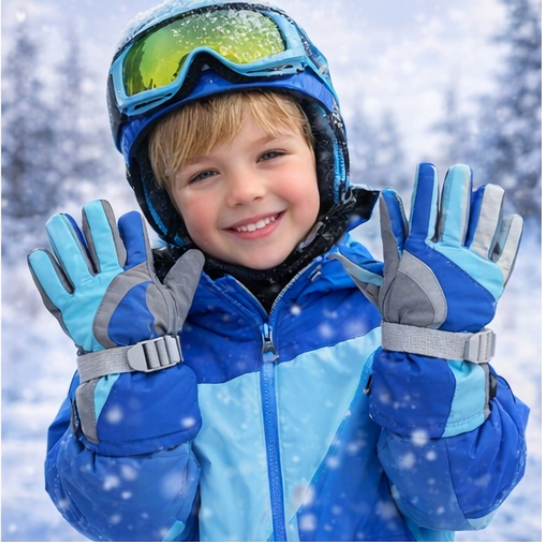 SNOWY™ — Gants hiver enfant (4–7 ans) - NØRDIKA