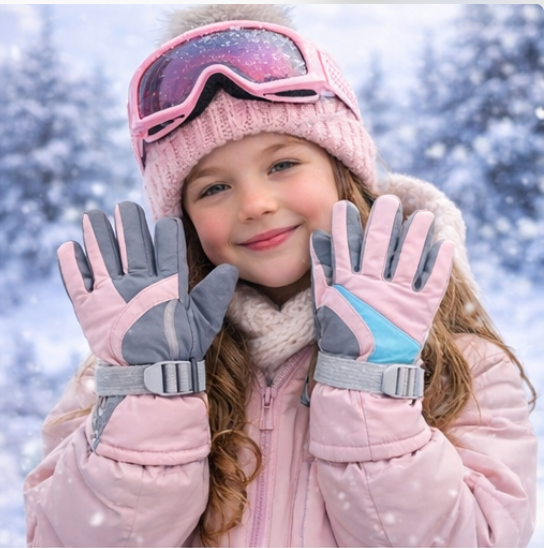 SNOWY™ — Gants hiver enfant (4–7 ans) - NØRDIKA