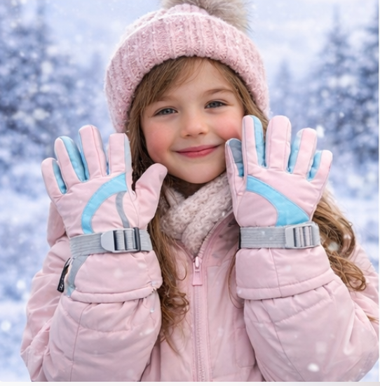 SNOWY™ — Gants hiver enfant (4–7 ans) - NØRDIKA